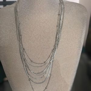 💖Silver Tiered Necklace